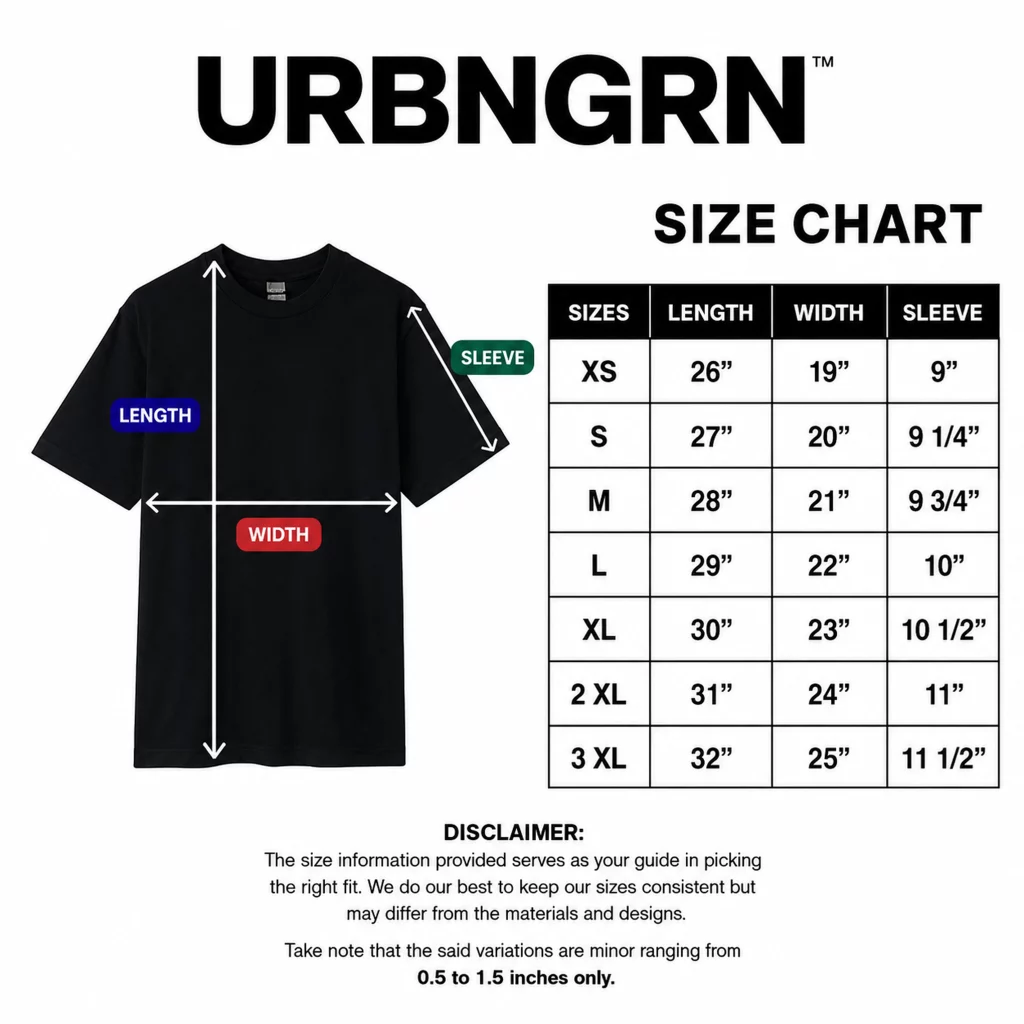 ug-straight-cut-fit-size-chart