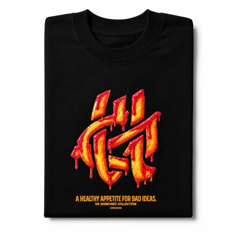 urbngrn-munchies-black-french-fry-logo-folded-shirt